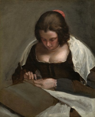 Szwaczka, c. 16401650. autorstwa Diego Velasquez
