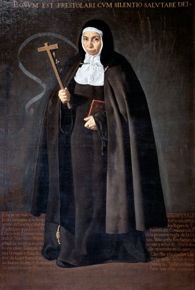 Ksieni Jeronima de la Fuente, 1620. autorstwa Diego Velázquez