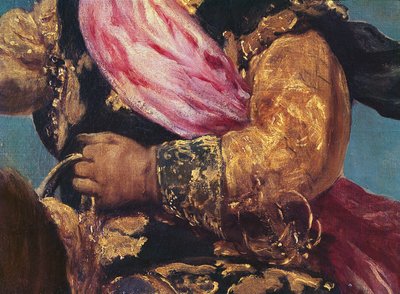 Fragment księcia Balthasara Carlosa na koniu, ok. 1635-36 (szczegóły z 835) autorstwa Diego Velázquez