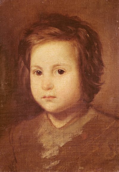 Głowa dziecka, 1650 autorstwa Diego Velázquez