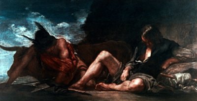 Merkury i Argus, c1659. autorstwa Diego Velázquez