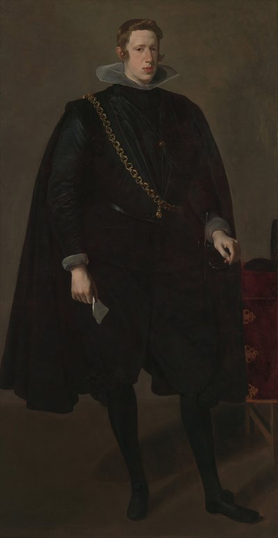 Filip IV 1605-1665, król Hiszpanii, prawdopodobnie 1624. autorstwa Diego Velázquez