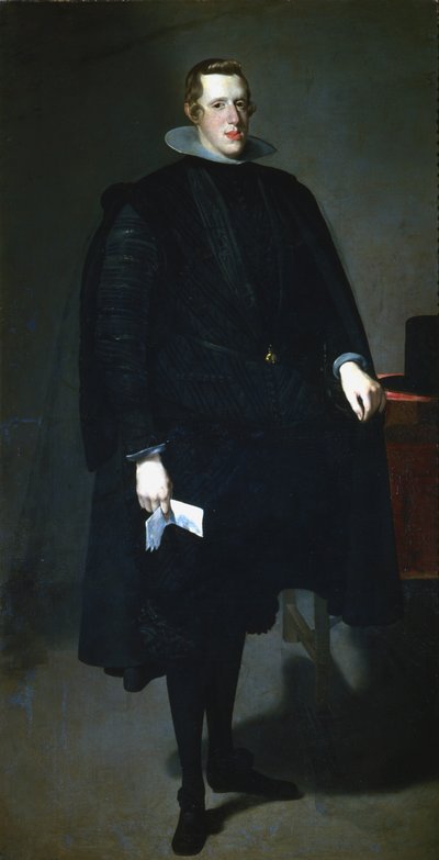 Filip IV, król Hiszpanii, c1626 autorstwa Diego Velázquez