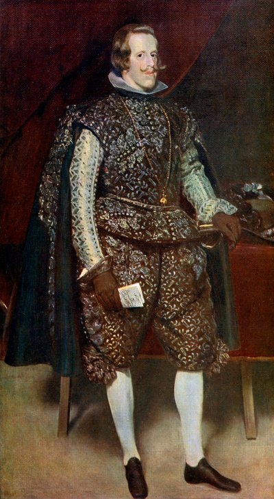 Filip IV Hiszpanii w brązie i srebrze, c1631-1632, 1912. autorstwa Diego Velázquez