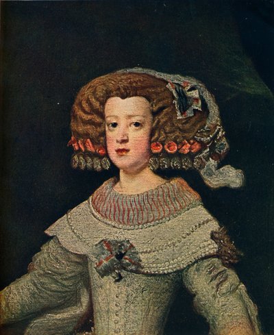 Portret królowej Marii Anny, Mariany Austriackiej, 1652, 1910 autorstwa Diego Velázquez