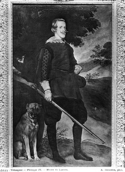 Portret Filipa IV (1605-1665) Król Hiszpanii jak myśliwy, 1632-36 autorstwa Diego Velázquez