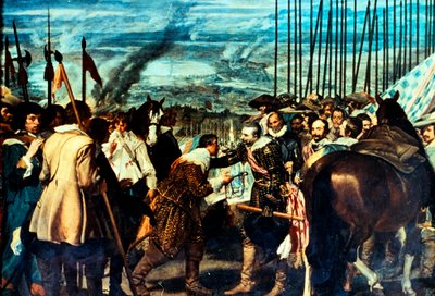 „Redukcja Bredy”, wojna trzydziestoletnia, 1625, XVII w. autorstwa Diego Velázquez