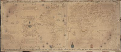 Propaganda mapy świata, 1529 autorstwa Diogo Ribeiro