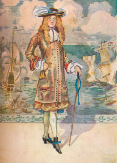 Człowiek czasów Karola II, 1907 autorstwa Dion Clayton Calthrop
