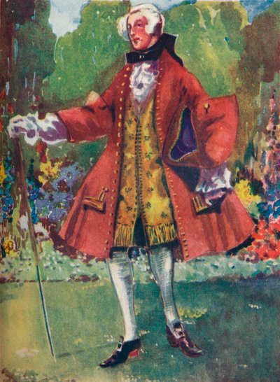 Człowiek czasów Jerzego II, 1907 autorstwa Dion Clayton Calthrop