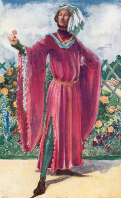 Człowiek z czasów Ryszarda II 1377-1399 autorstwa Dion Clayton Calthrop