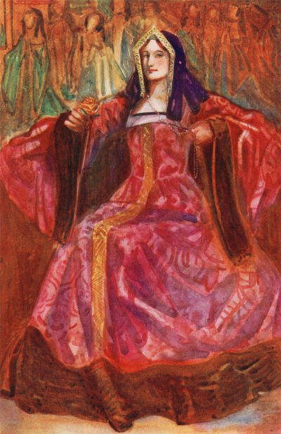 د هینري VII د وخت یوه ښځه 1485-1509پولیس autorstwa Dion Clayton Calthrop
