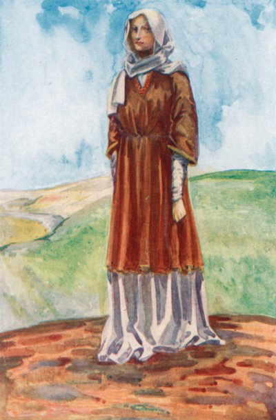Kobieta z czasów Wilhelma I 1066-1087 autorstwa Dion Clayton Calthrop