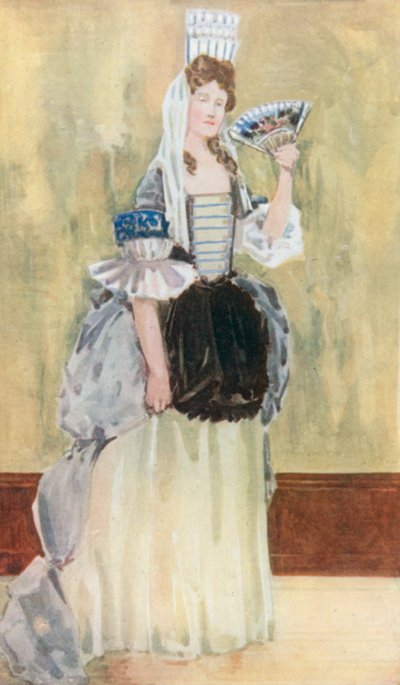 Kobieta z czasów Wilhelma i Marii 1689-1702 autorstwa Dion Clayton Calthrop