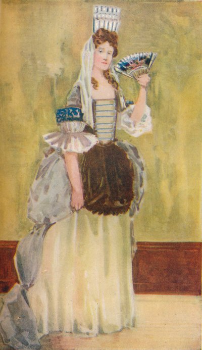 Kobieta z czasów Wilhelma i Marii, 1907 autorstwa Dion Clayton Calthrop