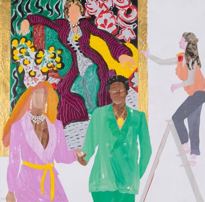 Glamour, 2020 (kolaż) autorstwa Dione Verulam