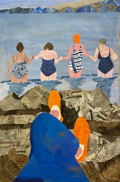 Babcie (kolaż) autorstwa Dione Verulam