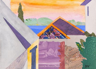 Trójkąty (kolaż) autorstwa Dione Verulam