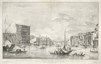Canal Grande w Wenecji autorstwa Dionigi Valesio