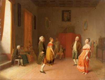 „Taniec”, ok. 1871 r. autorstwa Dioscoro Teofilo de la Puebla y