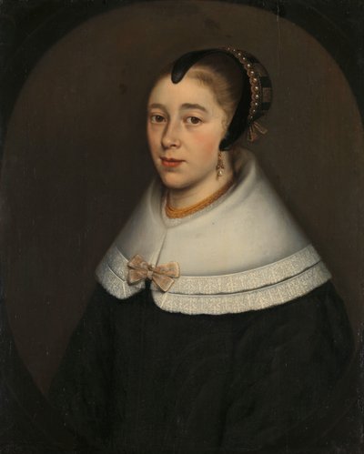 Portret kobiety, przypuszczalnie Catharina Kettingh (1626/27-73), żona Bartholomeusa Vermuydena autorstwa Dirck Craey