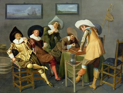 Cavaliers w tawernie autorstwa Dirck Hals