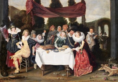 Merry Company autorstwa Dirck Hals