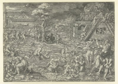 potop autorstwa Dirck Vellert