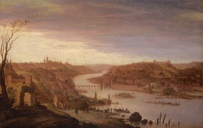 Panorama Pragi (wersja odrestaurowana, patrz także 52796) autorstwa Dirck Verhaert