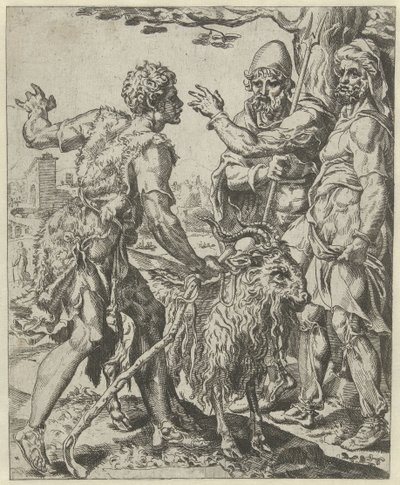 Chira szuka prostytutki Historia Judy i Tamar (tytuł serii) autorstwa Dirck Volckertsz. Coornhert (attributed to)