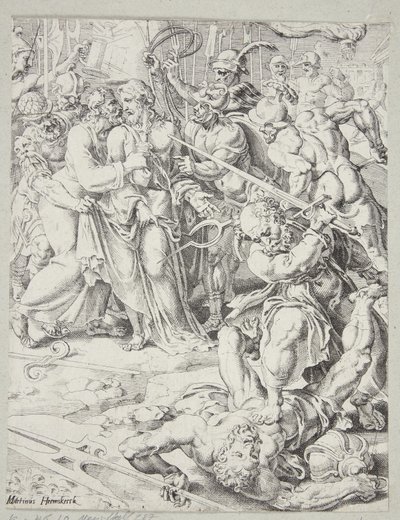 Zdrada Chrystusa autorstwa Dirck Volckertsz. Coornhert