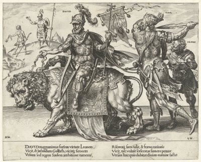Triumf Dawida Triumf cierpliwości (tytuł serii) Patientiae Trivmphvs (tytuł serii) autorstwa Dirck Volckertsz. Coornhert