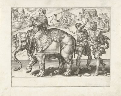 Triumf Szczepana Triumf cierpliwości (tytuł serii) Patientiae Trivmphvs (tytuł serii) autorstwa Dirck Volckertsz. Coornhert