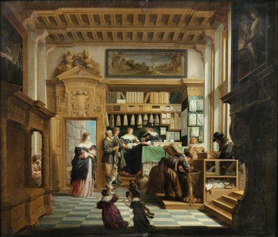 Gabinet prawnika autorstwa Dirck van Delen