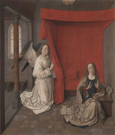 Zwiastowanie, ok. 1455 autorstwa Dirk Bouts