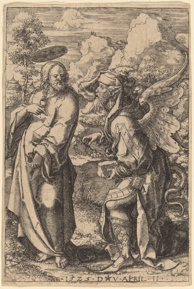 Kuszenie Chrystusa autorstwa Dirk Jacobsz Vellert