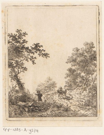 Leśna ścieżka z figurami autorstwa Dirk Langendijk