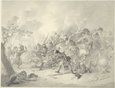Walcz w wiosce autorstwa Dirk Langendijk