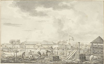 Zamek w Batawii autorstwa Dirk Langendijk