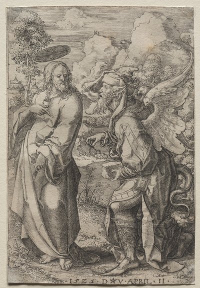 Kuszenie Chrystusa autorstwa Dirk Vellert
