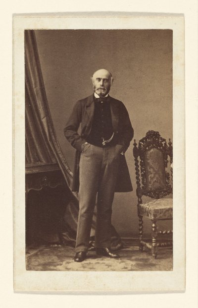 Portret brodatego mężczyzny autorstwa Disdéri and Cie.