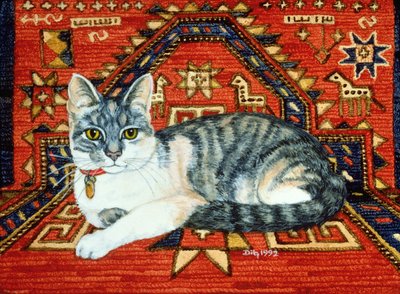 Pierwsza naszywka na dywan, 1992 autorstwa Ditz