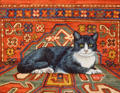 Drugi dywan-Cat-Patch, 1992 autorstwa Ditz