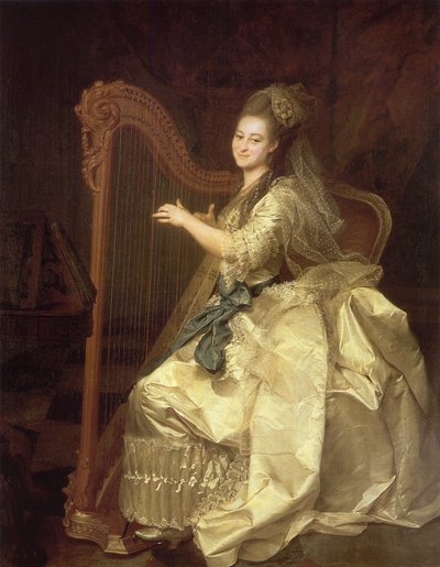 Portret Glaphiry Iwanowny Alimowej 1758-1826, 1776 autorstwa Dmitri Grigorievich Levitsky