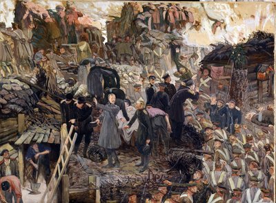 Obrona Sewastopola autorstwa Dmitri Nikolayevich Kardovsky