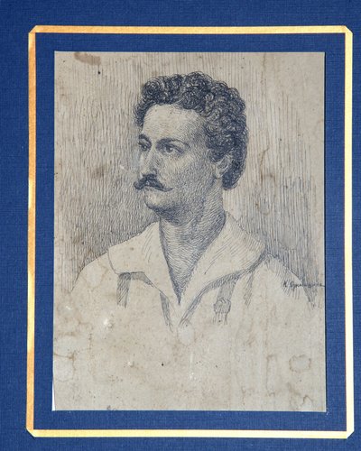 Portret dekabrysty Siergieja Krivtsova 1802-1864 autorstwa Dmitri Petrovich Oznobishin