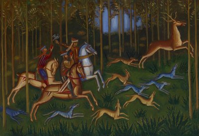 Scena polowania autorstwa Dmitri Semyonovich Stelletsky