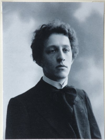 Portret poety Aleksandra Błoka 1880-1921, 1907 autorstwa Dmitri Spiridonovich Zdobnov