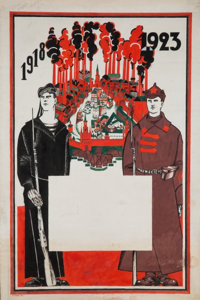 Armia Czerwona i Flota Czerwona. 1918-1923, 1923 autorstwa Dmitriy Stakhievich Moor