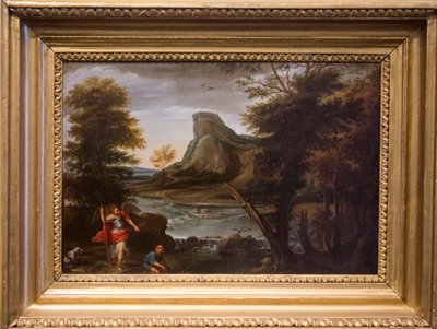 Tobiolo i Anioł, XVII w. (olej na płótnie) autorstwa Domenichino